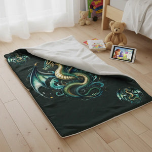 Dragon Minky Sleeping Bag – Plush Fantasy Sleep Sack