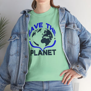 Save the planet, Earth Day, Unisex Heavy Cotton Tee