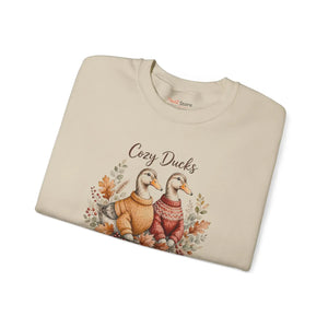 Sand colorway of the DipaliZ cozy ducks sweatshirt