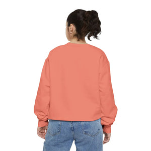 Boots weather named in the lettering on a DipaliZ autumn sweatshirt