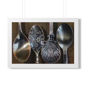 Coffee spoons, Framed Horizontal Poster