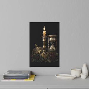 18 by 24 inch hourglass decal by DipaliZ on durable polyester film