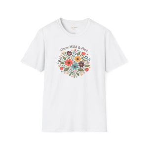 Grow Wild & Free Floral T-Shirt