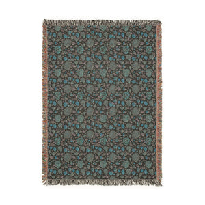 Floral Vintage Woven Blanket