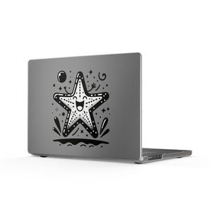 Happy Starfish Matte MacBook Case — Cute Coastal Laptop Cover