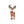 Kiss-cut vinyl decal – festive christmas reindeer with antlers - home decor decals