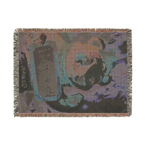 DipaliZ Snuggly Polar Bear Woven Blanket 100% Cotton