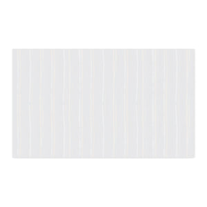 Navy & Gold Watercolor Stripe Fabric by the Yard — Spun Polyester