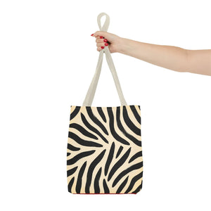 Zebra print tote bag - bags