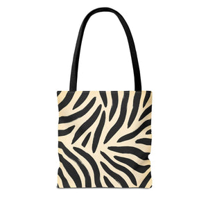 Zebra print tote bag - bags