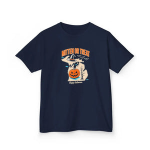 Kids halloween “mitten or treat” pumpkin michigan t-shirt - t-shirts