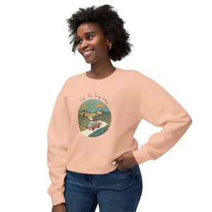 Coastal countryside landscape sweatshirt - sweatshirts