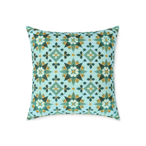 Geometric Moroccan Pattern Square Pillow