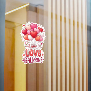 DipaliZ Love Balloons Kiss-cut Vinyl Decals Satin Finish