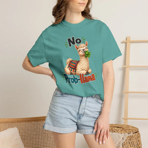 No probllama funny llama t-shirt - t-shirts