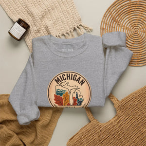 Michigan fall crewneck sweatshirt - sweatshirts