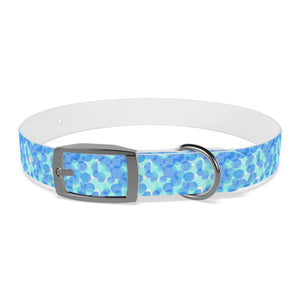 Blue spheres Dog Collar