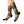 Autumn Patchwork Fox Socks — Cute Fall Animal Sublimation Crew Socks