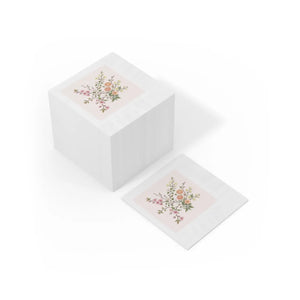 DipaliZ White Coined Napkins Three Ply Party Paper