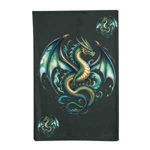 Ultra-soft polyester minky pile on the DipaliZ fantasy dragon children's sleeping bag