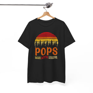 Pops man Myth legend, Unisex Heavy Cotton Tee