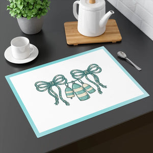 Coastal seashells placemat - placemats