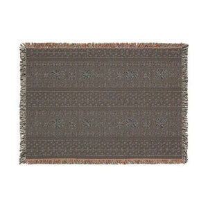 Market-stall color palette woven into a DipaliZ decorative throw blanket