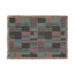 Lap-size southwestern patchwork throw from DipaliZ at 52 by 37 inches