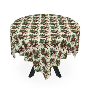 Vintage botanical floral tablecloth - tablecloths