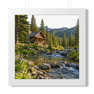 Dipaliz stream flowing framed poster museum paper - prints