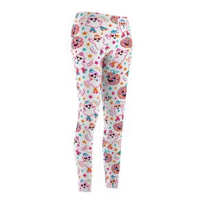 Disco Ghosts Women's Leggings — Cute Halloween Party AOP Leggings