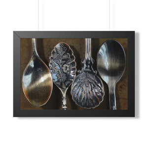 Coffee spoons, Framed Horizontal Poster