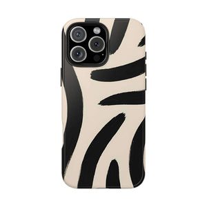 Abstract Zebra Print Phone Case