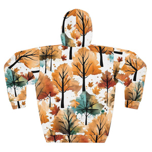 Fall leaves, AOP Unisex Pullover Hoodie