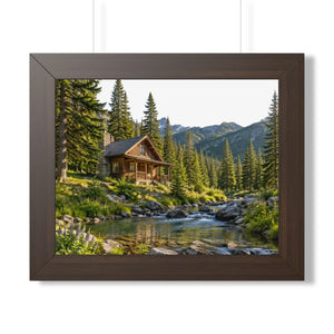 Dipaliz stream flowing framed poster museum paper - prints