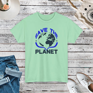 Save the planet, Earth Day, Unisex Heavy Cotton Tee