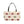 Holiday Arrow Weekender Tote Bag — Festive Red & Cream Travel Bag