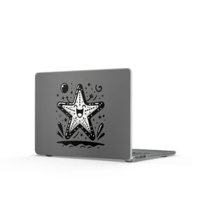 Happy Starfish Matte MacBook Case — Cute Coastal Laptop Cover