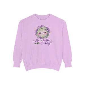 Life is better with cabbage sweatshirt - sweatshirts