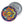 Nostalgic Psychedelic Pin Button — Retro Floral 60s/70s Vibe
