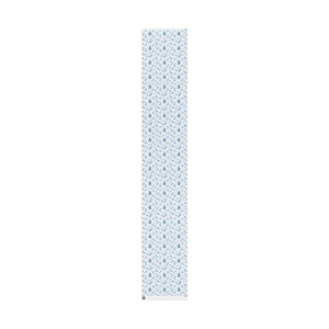 Winter Blue Feather Wrapping Paper Roll — Elegant Feather & Pinecone Gift Wrap