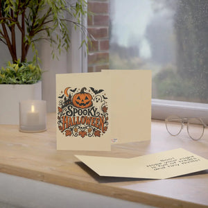 Spooky halloween greeting card - cards