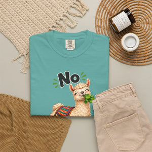 No probllama funny llama t-shirt - t-shirts