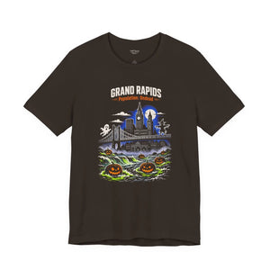 Grand rapids halloween skyline t-shirt - t-shirts