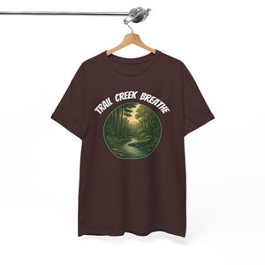 A creek in the woods, Unisex Heavy Cotton Tee