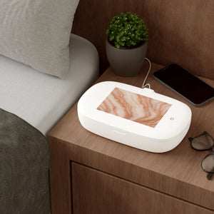 Marble uv phone sanitizer and wireless charging pad - chargers