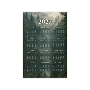 Forest calendar wall decal by DipaliZ printed on 0.15 mm polyester film