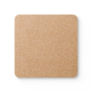 Skull & Roses Cork Coaster Set — Gothic Candlelight Drink Coasters