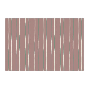 Hand-painted stripe repeat printed across the 54 inch width of DipaliZ cotton