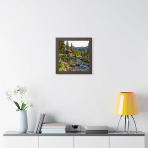 Dipaliz stream flowing framed poster museum paper - prints